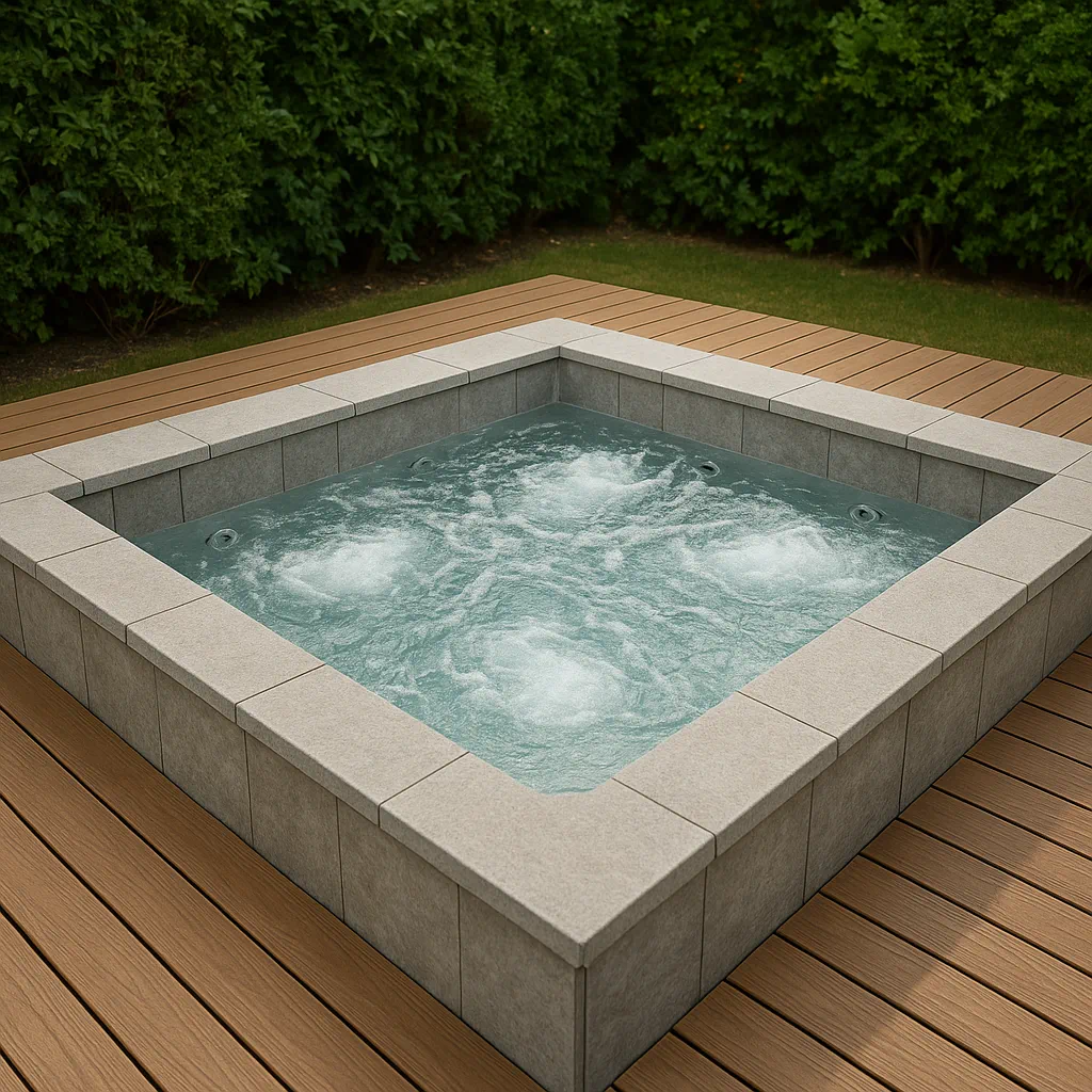 Construction de jacuzzi
